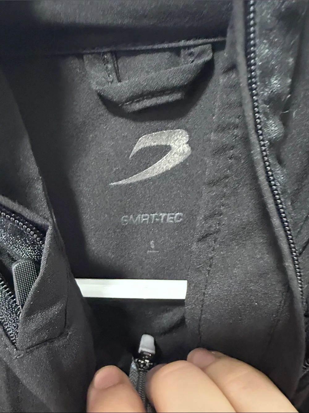 BOXRAW Women's Black Hooded Zip Jacket